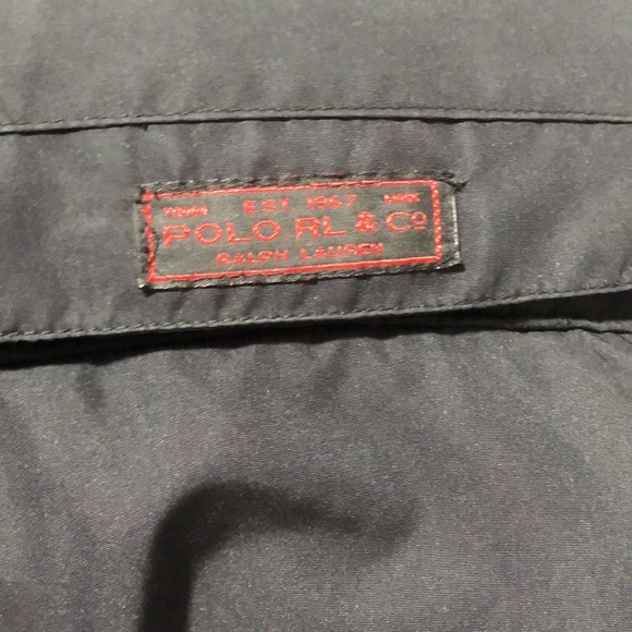 POLO RALPH LAUREN JACKET SIZE LARGE GREAT CONDITION REDANDBLACK POLARTEC CLASSIC - Picture 9 of 9